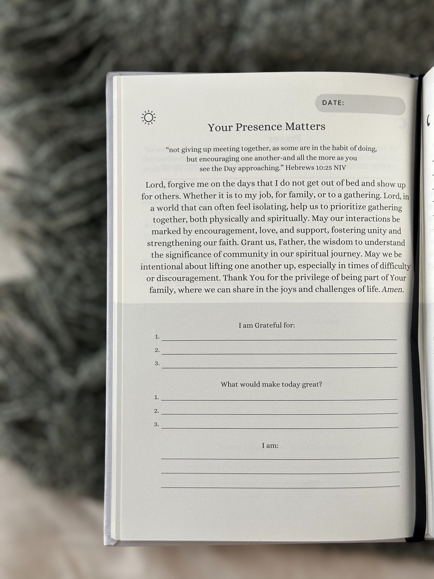 One Day At A Time Journal